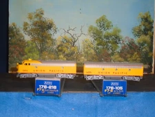 KATO N SCALE #176-216/105 F7A/B DUAL HEADLIGHT UP #1464/1488C