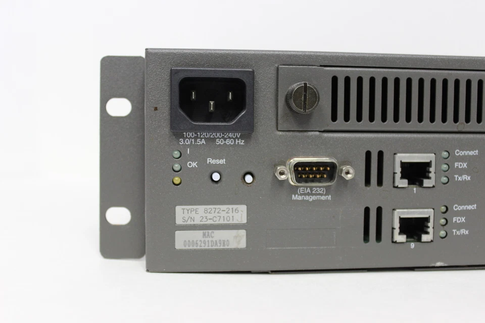 IBM 8272-216 LANSTREAMER 8272 16 PORT SWITCH 85H5023 85H5020 WITH WARRANTY - Image 2 of 3