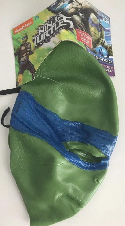 Teenage Mutant Ninja Turtles 3/4 Mask Halloween Costume Accessory NWT Leonardo - Image 4 of 4