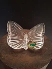 Vintage Waterford Crystal Butterfly Paperweight Figurine Beautiful