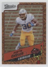 2021 Classics H2 Premium Edition Orange Timeless Tributes /10 Austin Ekeler 2qw