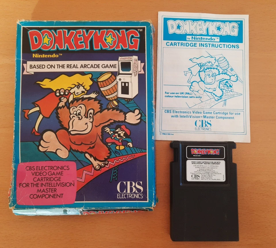 Burgertime + Donkey Kong for Intellivision -Complete in box - Tested and working - Immagine 4 di 4