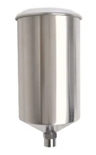 19906 - 1000ML Aluminum Gravity Feed Paint Cup w/ Lid