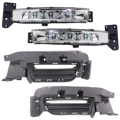 Fog Light Driving Lamp Front Driver & Passenger Side Left Right for Charger