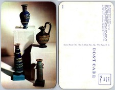 Corning NY Museum Glass Vases Pitcher Ancient Roman Art Postcard