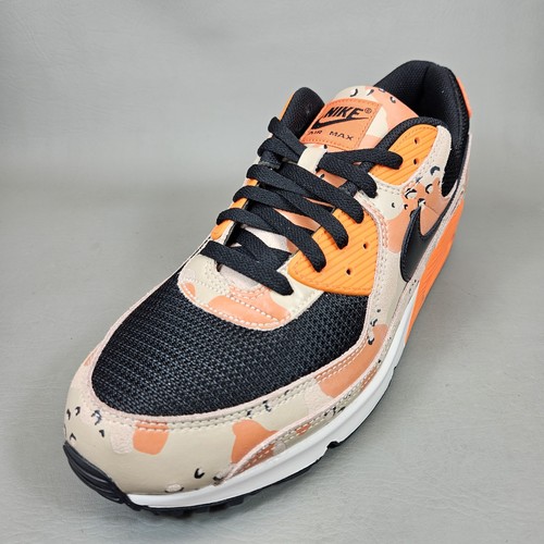 Nike Air Max 90 PRM Camo Pack Safety Orange Bio Beige Phantom IF1721-201 Mens 14 - Picture 5 of 13