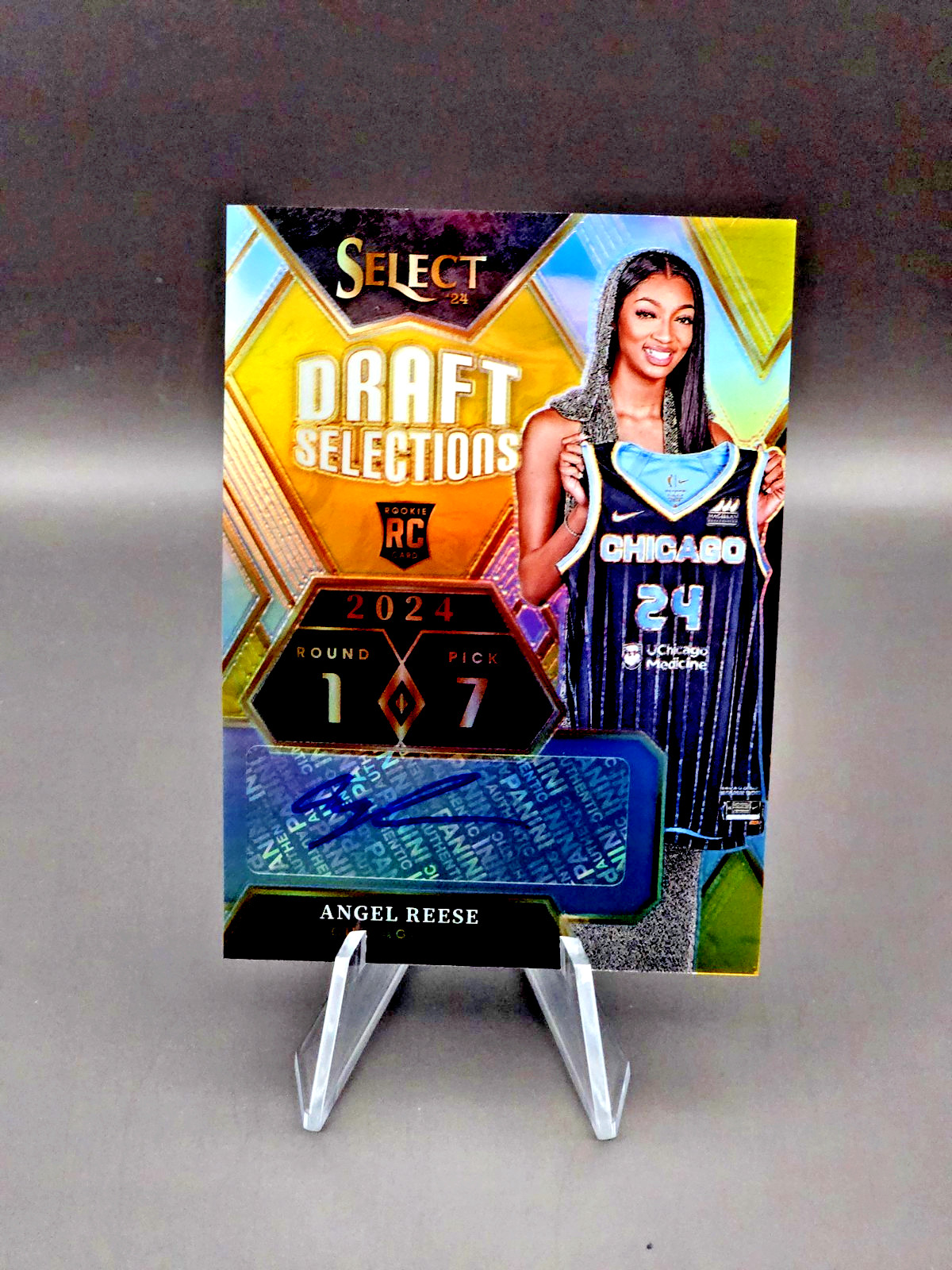 2024 Panini Select WNBA - Draft Selections Signatures Angel Reese #DSS-AR...