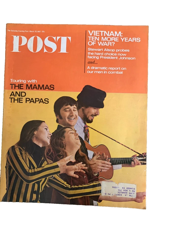 1967 POST Mags. Three Issues Features- Mamas & Papas; Pop Music; The Hippie Cult - Image 3 of 4
