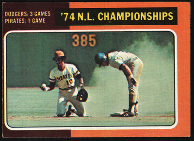 1975 Topps Baseball #460 - '74 N.L. Championships NLCS  75-223