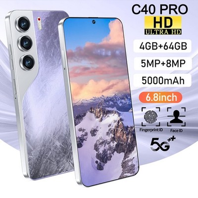 2025 C40 Pro Android 5G Smartphone Entsperrte 4+64GB Ohne Vertrag Dual SIM Handy