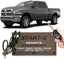 Start-X Remote Start Kit for 2013-2017 RAM Pickup Truck 1500/2500/3500 | Key... 