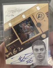 2012-13 Panini Signatures FILM Tyler Hansbrough Auto 1/1 One Of One PACERS