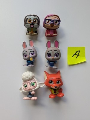 Disney Doorables - Zootopia Various Series, 6 items Flash, Priscilla & more! ''A''