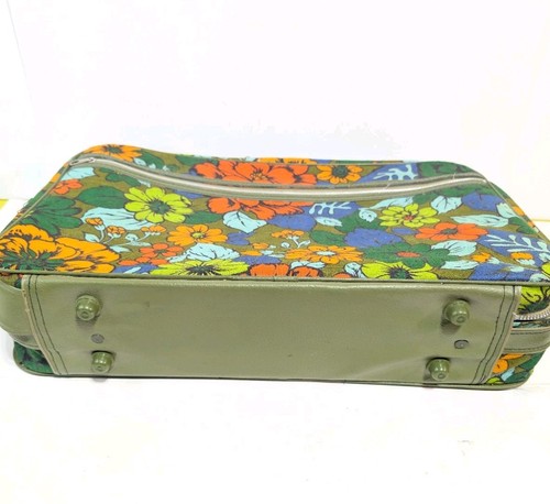 Valigia per laptop vintage Boho Flower Power valigia gallo bagaglio a mano valigetta - Foto 6 di 6