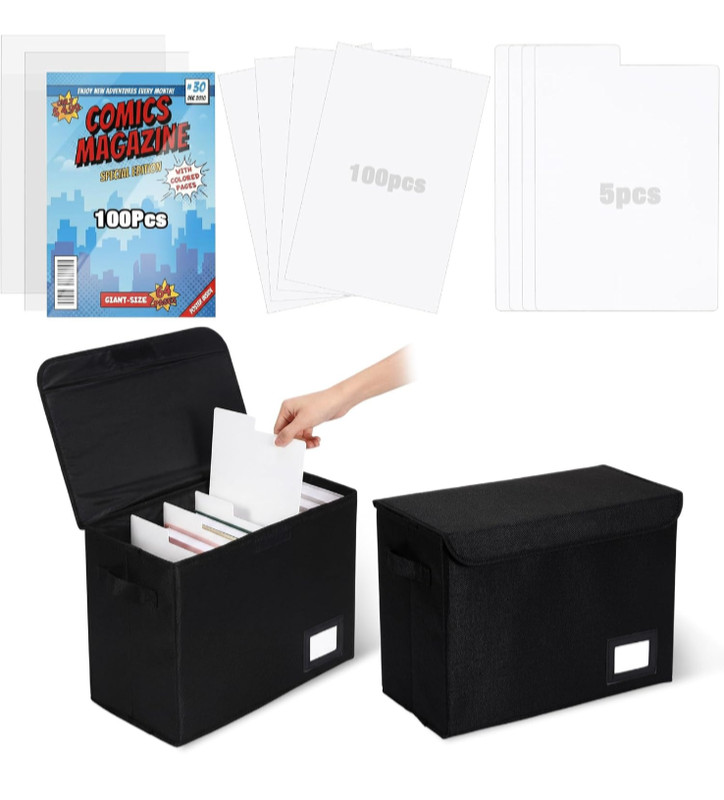 Novabright 207 Pieces Set of Comic Book Storage Set NEW!