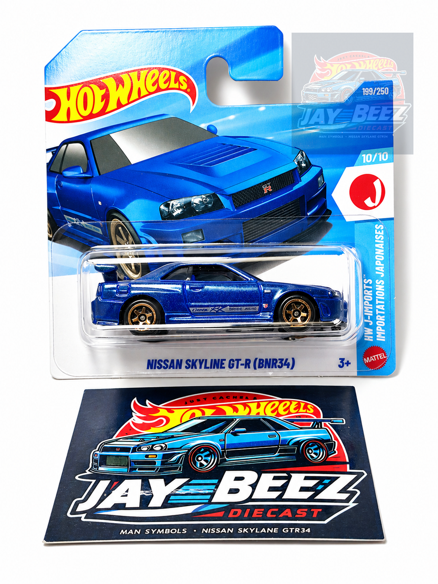 Hot Wheels 2026 NEW Case K Nissan Skyline GT-R (BNR34) SC (Promo C