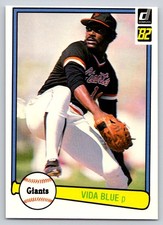 1982 Donruss - Vida Blue #222