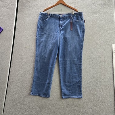 Gloria Vanderbilt Women Jeans 20W SHORT Blue Denim Tapered Amanda Classic NWT