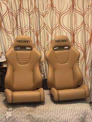 Recaro SP-J 2-Seater Set Brown Faux Leather Upholstery