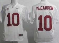 Alabama Crimson Tide x Nike x AJ McCarron #10 white jersey medium