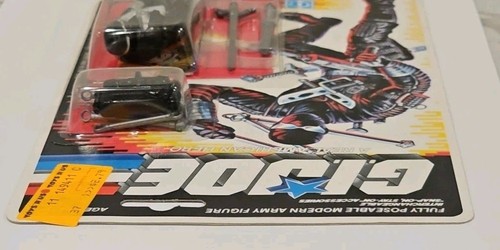 VINTAGE HASBRO 1989 GI JOE ARAH SNAKE EYES NINJA VERSION 3 V3 MOC 34 BACK SEALED - Picture 15 of 16