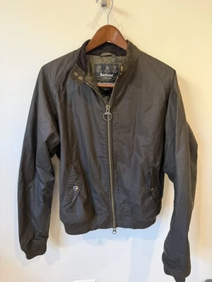 🔥Barbour International Steve McQueen Waxed Jacket Black Size XL