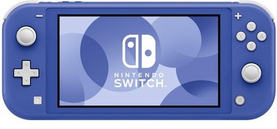 Nintendo Switch Lite Konsole Bundle Animal Crossing: New Horizons blau