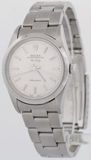 Rolex Air-King Precision SILVER Stainless Steel 3-6-9 Oyster 34mm Watch 14000 3