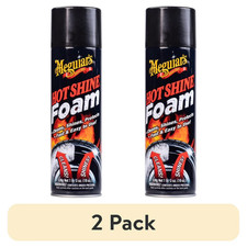 2 Pack Meguiars Hot Shine Tire Foam G13919 19 Oz Aerosol