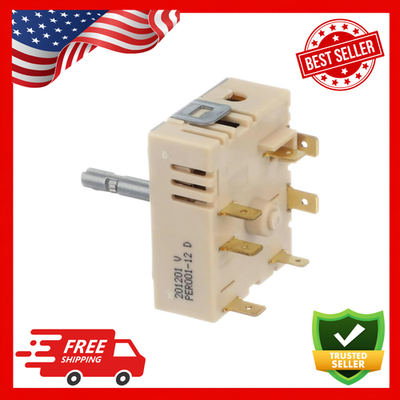 #ad DG44 01006B Range Dual Surface Element Control Switch Compatible with Samsung… $34.77