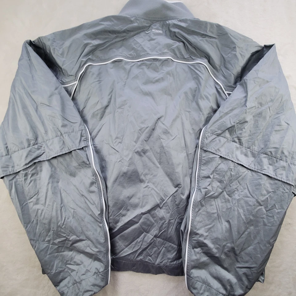 ✅ NEW Nike x Jacquemus Unisex Size Adult Small Silver Track Jacket FV5697-073 ✅ - Image 3 of 4