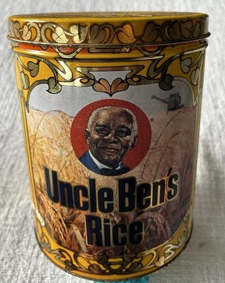 Vintage Uncle Bens Rice Limited Edition 40th Anniversary Metal Tin Home Decor 
