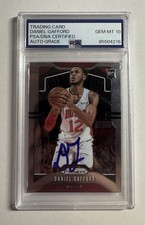 Daniel Gafford Signed Panini Prizm Rookie Card RC PSA/DNA Auto 10