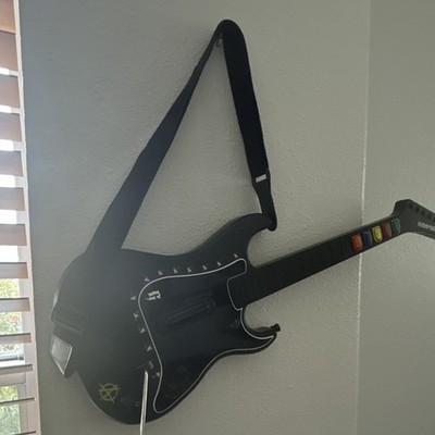 Guitar Hero Kramer Black Plastic Guitar Controller for Video Game