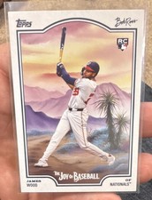 Topps X Bob Ross 2025 James Wood #89 Rookie Joy of Baseball Nationals