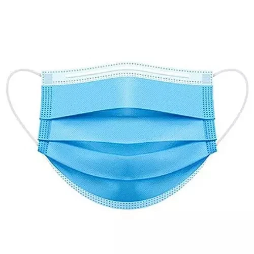 PPE Disposable 3 ply Face Mask with Ear Loop Blue Box of 50