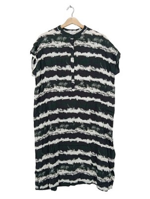 PENN & INK Tunikakleid Damen Kleid Gr. DE 36 schwarz-weiß Casual-Look