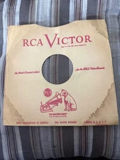 #141 RCA VICTOR Record Sleeve Only 78 Rpm 10 Inch NIPPER DOG (AS IS)