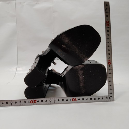 Louis Vuitton Sandals Women Black Leather (calf) 2323810 - Imagen 4 de 11