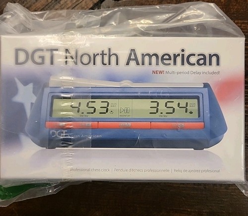 DGT North American Professional Chess Clock Multi-period Delay Included