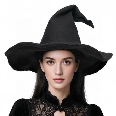 Witch Hat, 18IN Wizard Hat Cosplay Accessories for Halloween Costume Party Ch...