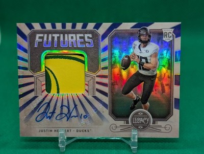 Justin Herbert /25 Legacy Legacy Future Patch Autograph Rookie Patch RPA Auto