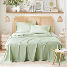 Cooling Sheet Set Poly X Rayon Blend Rayon Derived from Bamboo , Soft, Silky...