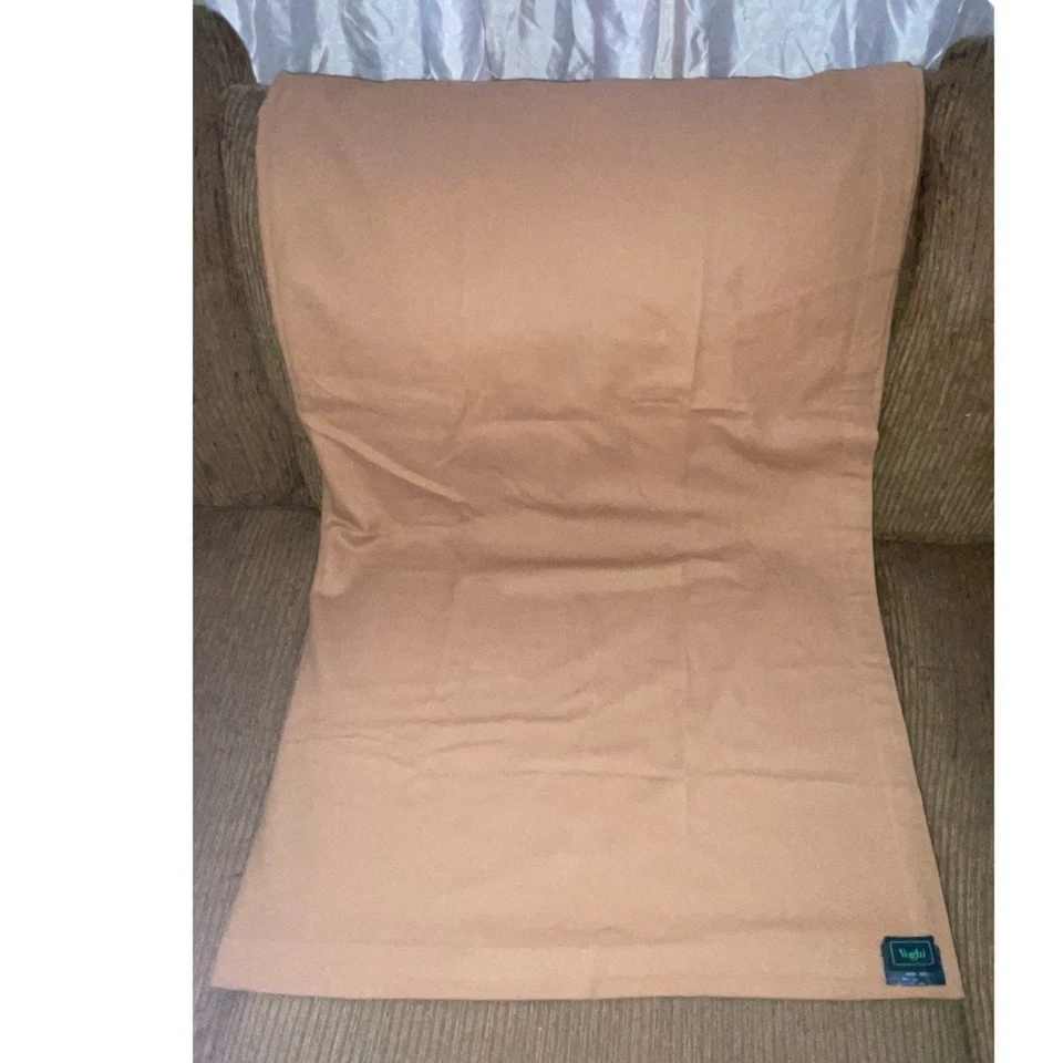 VOGHI коричневый пейсли печать 100% шелк / 100% шерсти плед - Изображение 2 из 3