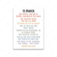 Kids Bible Verses Christian Church Scripture Wall Art Canvas Painting Print Bibl