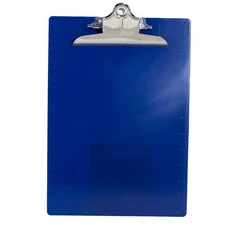 Saunders Recycled Plastic Clipboard, Letter/A4 Size, High Capacity Clip,