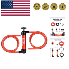 Fluid Transfer Pump Automotive, Oil Transfer Pump, Hand Pump Siphon, Multi-Us...