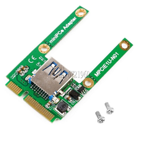 New Mini PCI-E Card Slot Expansion to USB 2.0 Interface Adapter Riser Card - Picture 1 of 6