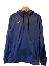 Nike MEN'S NIKE THERMA PULLOVER HOODIE Size Small NWT Navy Blue