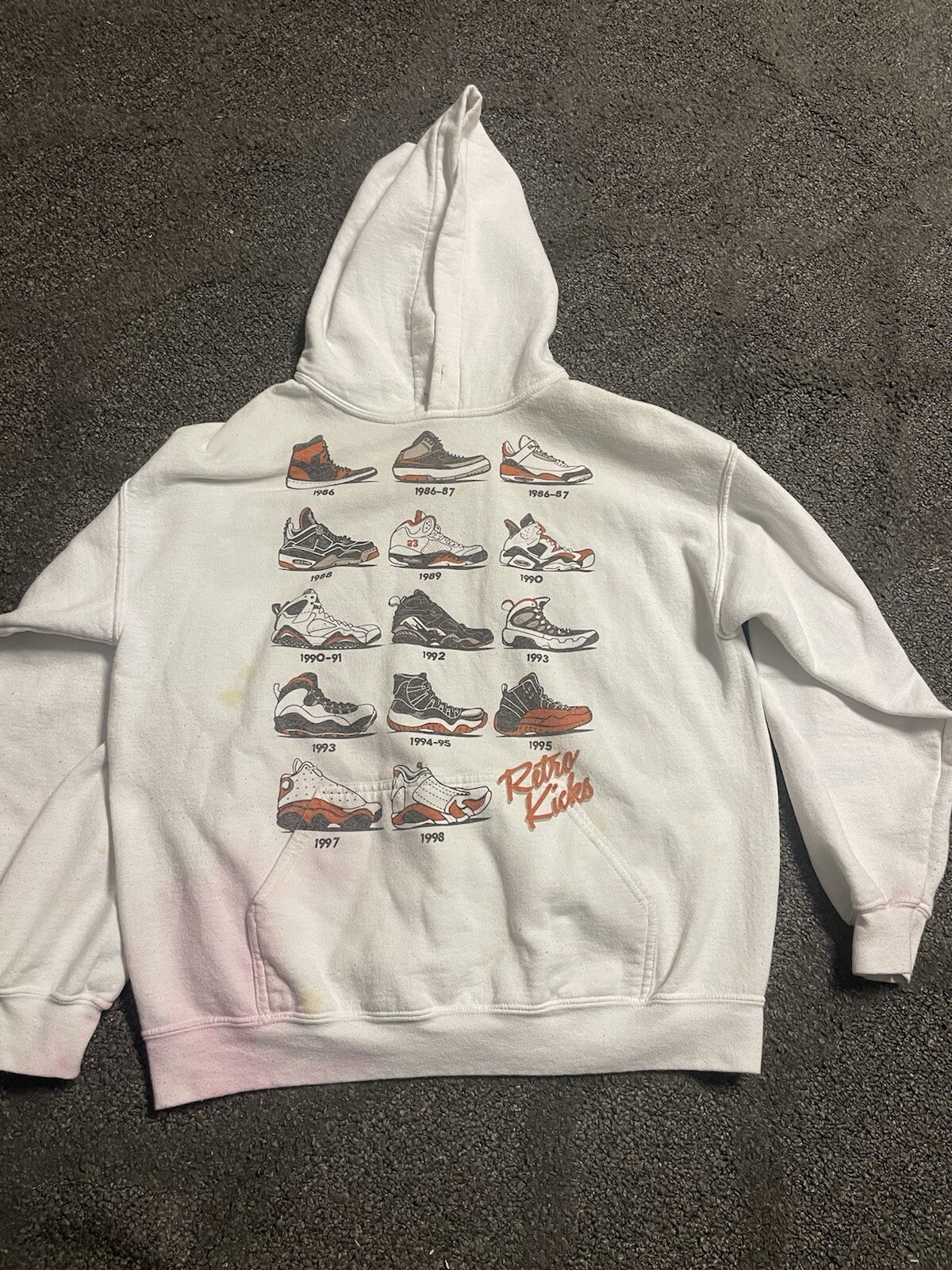 White Retro Jordan Hoodie